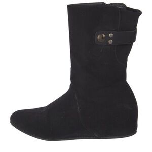 Stuart Weitzman Black Ankle Booties